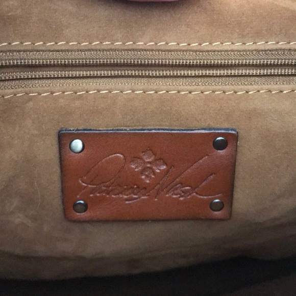 Lueven Burnished Suede HoboDesigner By Patricia Nash, Size: Medium